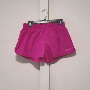 Nike Dri-Fit pink running shorts size medium